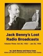 Jack Benny, Harry Conn, Kathryn Fuller-Seeley - Jack Benny's Lost Radio Broadcasts - Volume Three (hardback)