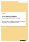 Anonym, Anonymous, Tim Pribel - Die Herausforderungen der Nachhaltigkeitsberichterstattung
