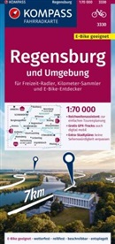KOMPASS Fahrradkarte 3330 Regensburg und Umgebung 1:70.000