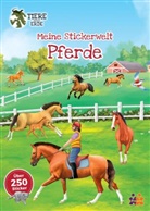 Tiere unserer Erde. Meine Stickerwelt. Pferde
