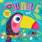 Kidsbooks Publishing, Sarah Wade, Kidsbooks Publishing - I Love the Jungle (Touch & Feel Board Book)