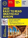 Philip's Maps - 2025 Philip's Easy to Read Multiscale Road Atlas Europe