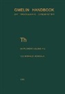 Reiner Ditz, Bärbel Sarbas, Peter Schubert, Peter et al Schubert, Wolfgang Töpper, Wolfgang Töpper - Th Thorium