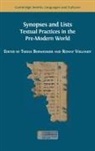 Teresa Bernheimer, Ronny Vollandt - Synopses and Lists