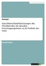Anonymous - Vater/Mutter-Kind-Einrichtungen. Ein Überblick über die aktuellen Forschungsergebnisse zu der Teilhabe der Väter