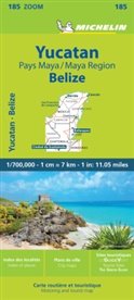Michelin, ZOOM, Michelin - YUCATAN ET PAYS MAYA BELIZE 1/700 000