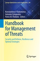 Konstantinos P. Balomenos, Antonios Fytopoulos, Panos M Pardalos, Panos M. Pardalos - Handbook for Management of Threats