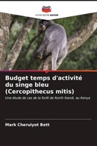 Mark Cheruiyot Bett - Budget temps d'activité du singe bleu (Cercopithecus mitis)