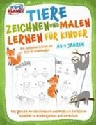 Elena Liebing - Tiere zeichnen und malen lernen für Kinder ab 4 Jahren - Mit einfachen Schritt für Schritt Anleitungen: Das geniale A4-Zeichenbuch und Malbuch für kleine Künstler in Kindergarten und Vorschule