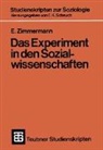 E Zimmermann - Das Experiment in den Sozialwissenschaften