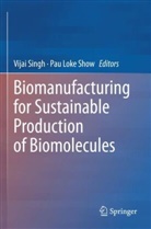 Loke Show, Pau Loke Show, Vijai Singh - Biomanufacturing for Sustainable Production of Biomolecules
