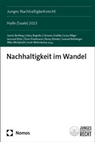 Jannis Bertling, Julius Bognitz, Clemens Dahlke, Clemens Dahlke u a, Luisa Eftger, Leonard Elste... - Nachhaltigkeit im Wandel