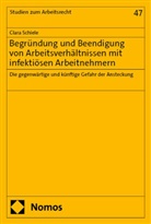 Clara Schiele - Begründung und Beendigung von Arbeitsverhältnissen mit infektiösen Arbeitnehmern