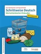 Anne Berkemeier, Anja Schmidt - Schrittweise Deutsch: Schrittweise Deutsch / Wortschatzkarten Einkaufen für Schülerkoffer
