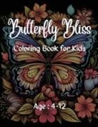 A. Hazra - Butterfly Bliss Coloring Book for Kids