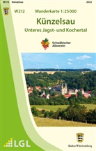 LGL - W212 Wanderkarte 1:25 000 Künzelsau