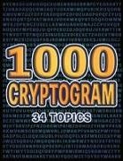 1000 Cryptogram Puzzles Brain-Boosting Word Challenges for Puzzle Lovers