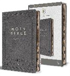KING JAMES VERSION, ORIGIN - KJV Holy Bible, Giant Print Thinline Large format, Gray Premium Imitation Leather with Ribbon Marker, Red Letter, and Thumb Index