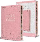 KING JAMES VERSION, ORIGIN - KJV Holy Bible, Giant Print Thinline Large format, Pink Premium Imitation Leather with Ribbon Marker, Red Letter, and Thumb Index 