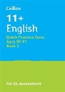 Collins 11+ - 11+ English Quick Practice Tests Age 10-11 (Year 6) Book 2