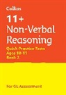 Collins 11+ - 11+ Non Verbal Reasoning Quick Practice Tests Age 10 11 Year 6 Book