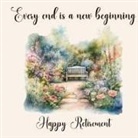 Lulu And Bell - Happy Retirement Guest Book with lined pages (hardback)