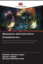 Morteza Bakhtiarvand, Akram Labbafi, Mudasir Rahman Najar - Résonance déconstructive d'Umberto Eco