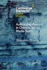 Shaomin Zhang, Shaomin (Guangdong University of Foreign St Zhang - Authorship Analysis in Chinese Social Media Texts