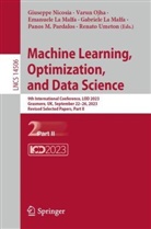 Emanuele La Malfa, Gabriele La Malfa, Emanuele La Malfa et al, Giuseppe Nicosia, Varun Ojha, Panos M. Pardalos... - Machine Learning, Optimization, and Data Science