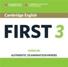Cambridge ESOL - First 3 Audio CDs(2) (Audio book)