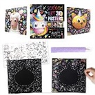Igloo Books, Igloo Books Ltd - Scratch Art 3D Posters: Unicorn & Friends