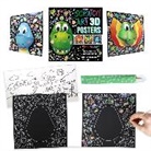 Igloo Books, Igloo Books Ltd - Scratch Art 3D Posters: T-Rex & Friends
