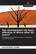 LUCIEN NGOA LEMBO - Has development aid been effective in Africa after 60 years?