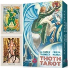 Aleister Crowley, Frieda Harris - Aleister Crowley Thoth Tarot (Deluxe Edition, English, GB), m. 1 Buch, m. 78 Beilage, 2 Teile