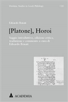 Edoardo Benati - [Platone], Horoi