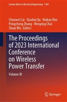 Chunwei Cai, Wenping Chai, Ruikun Mai, Ruikun Mai et al, Xiaohui Qu, Shuai Wu... - The Proceedings of 2023 International Conference on Wireless Power Transfer (ICWPT2023)