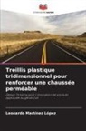 Leonardo Martínez López - Treillis plastique tridimensionnel pour renforcer une chaussée perméable