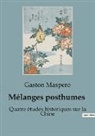 Gaston Maspero - Mélanges posthumes
