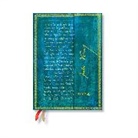Paperblanks - Verne, Twenty Thousand Leagues (Embellished Manuscripts Collection) Midi Vertical 12-month Dayplanner 2024 (Wrap Closure)