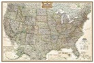 National Geographic Maps - National Geographic United States Wall Map - Executive (Poster Size: 36 X 24 In)