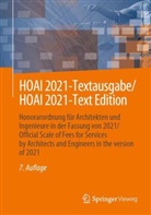 Springer Fachmedien, Springer Fachmedien Wiesbaden, Springer Fachmedien Wiesbaden - HOAI 2021-Textausgabe/HOAI 2021-Text Edition