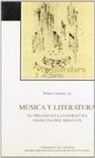 Dolores Jiménez - Música y literatura : el órgano en la literatura francesa del siglo XIX :actas de coloquio, Valencia, 3-4 de diciembre de 1991