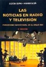 Llúcia Oliva de la Esperanza, Xavier Sitjà Poch - Las noticias en radio y televisión