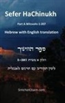 Beit Levi Barcelona, Itzhak Hoki Aboudi - Sefer HaChinukh - Part A Mitzvahs 1-207 [English & Hebrew]