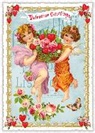 Postkarte. Sweet Memories. Valentine Greetings / hoch