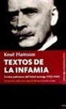 Knut Hamsun - Textos de la infamia : escritos polémicos del Nobel noruego, 1932-1945