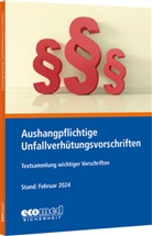 ecomed-Storck GmbH - Aushangpflichtige Unfallverhütungsvorschriften