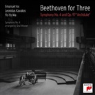 Ludwig van Beethoven - Beethoven for Three: Symphony No. 4 and Op. 97 "Archduke", 1 Audio-CD (Audio book)