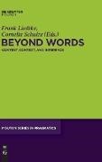 Frank Liedtke, Schulze, Cornelia Schulze - Beyond Words Content, Context, and Inference