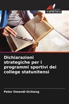 Peter Omondi-Ochieng - Dichiarazioni strategiche per i programmi sportivi dei college statunitensi